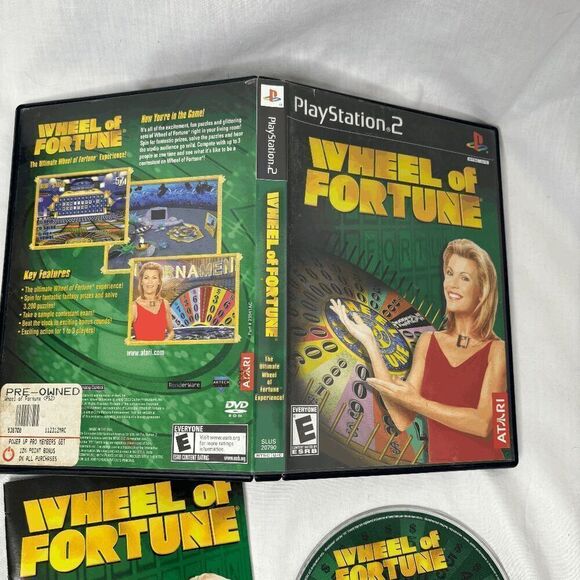 Wheel of Fortune PS2 PlayStation 2 - Complete CIB Tested & Working - Picture 2 of 6